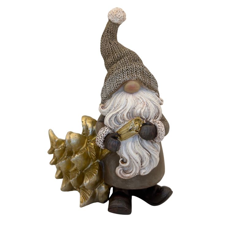 Gnome Santa with Tree