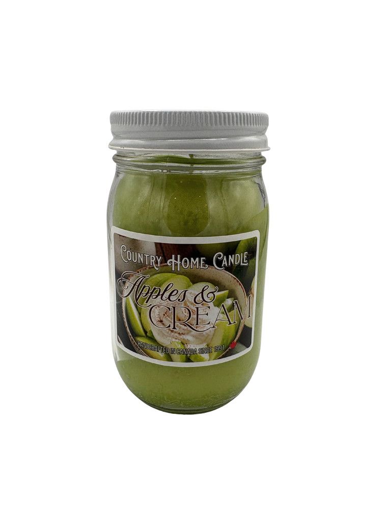 Candle 16 oz. Apples &amp; Cream