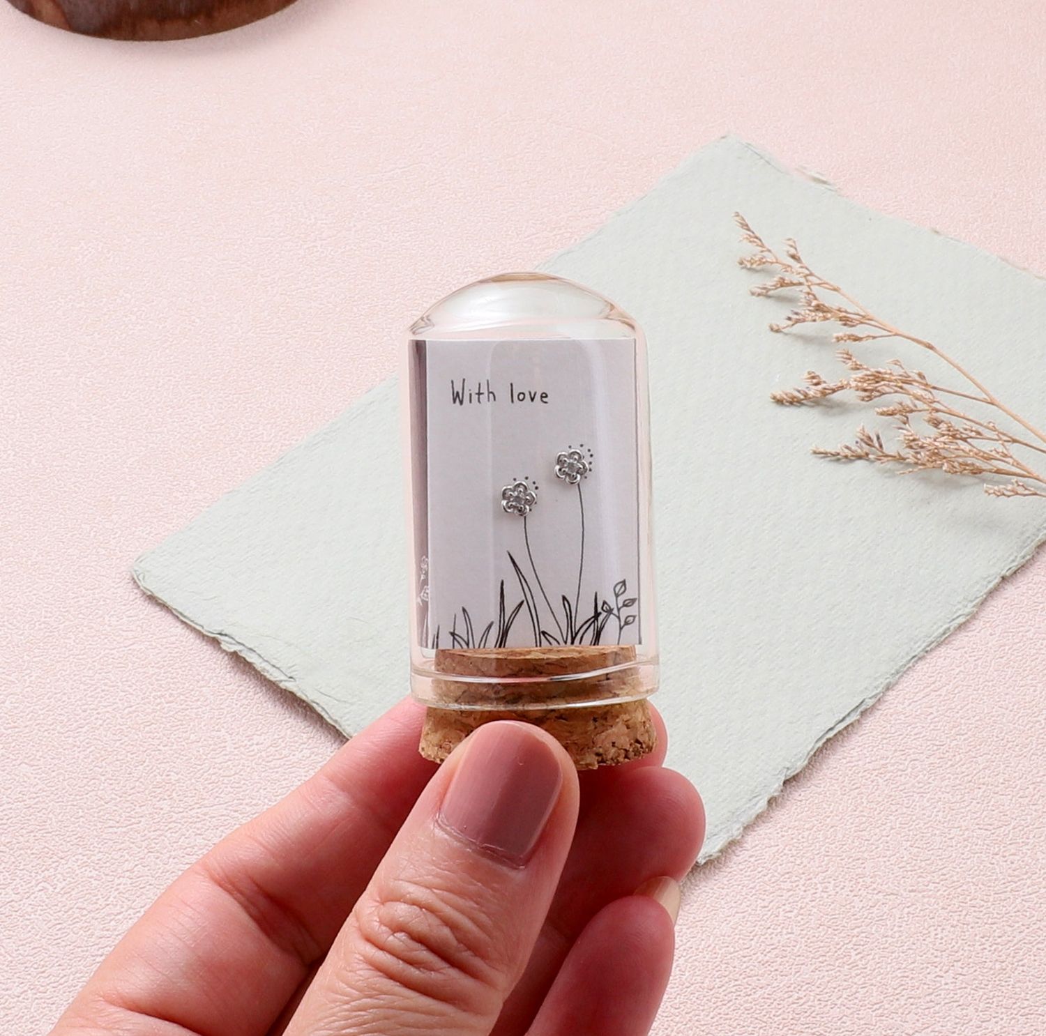 Earrings: With Love - , Color: Silver