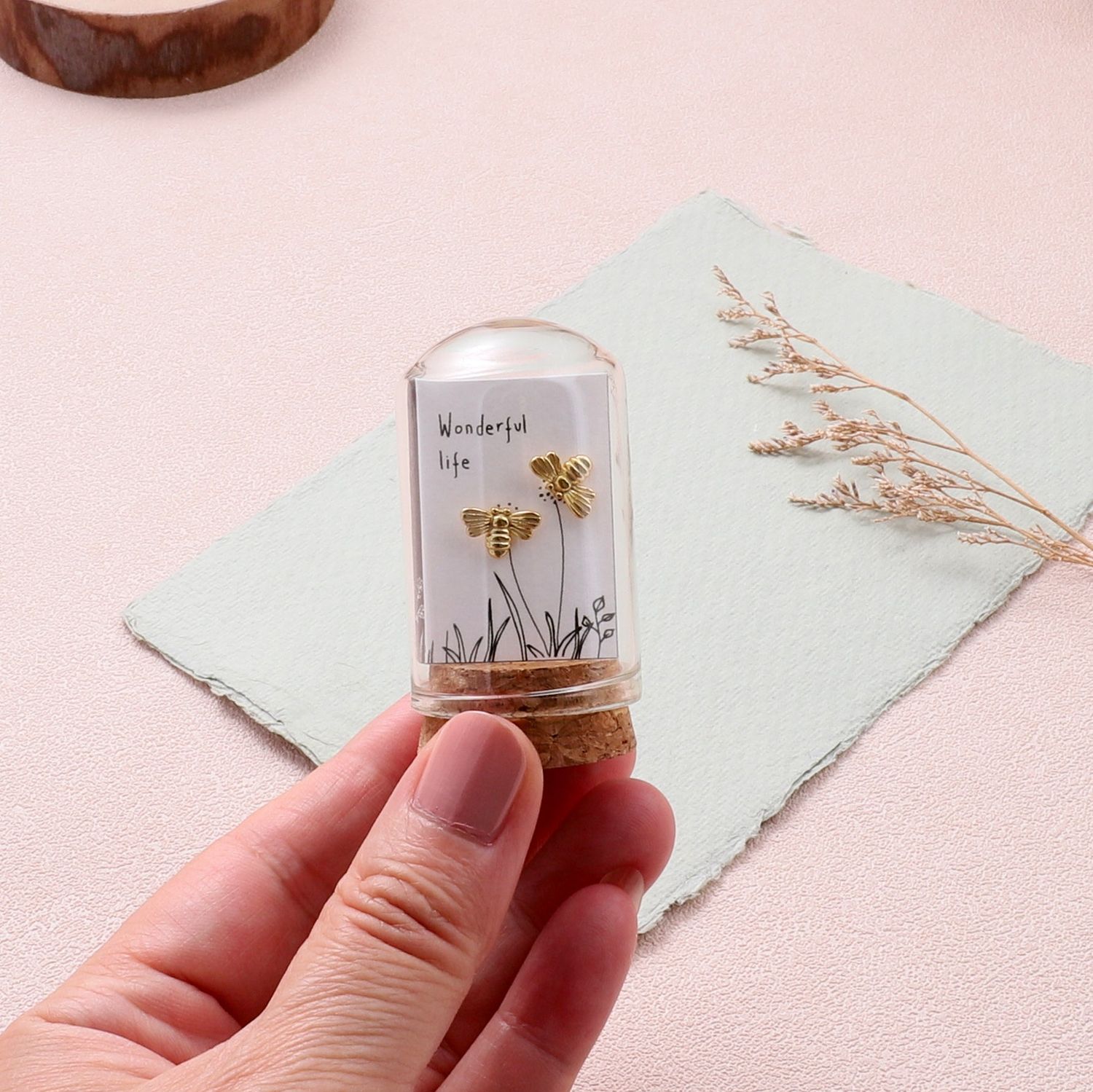Earrings: Wonderful Life -, Color: Gold