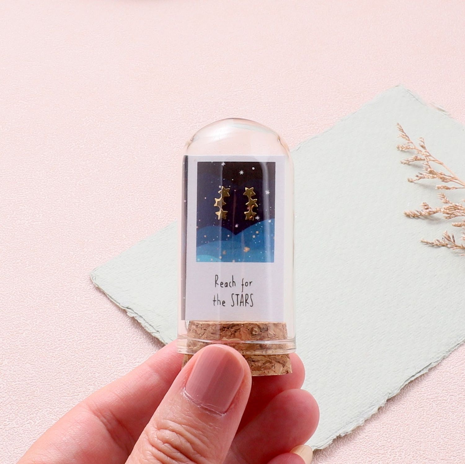 Earrings: Reach for the Stars -, Color: Gold