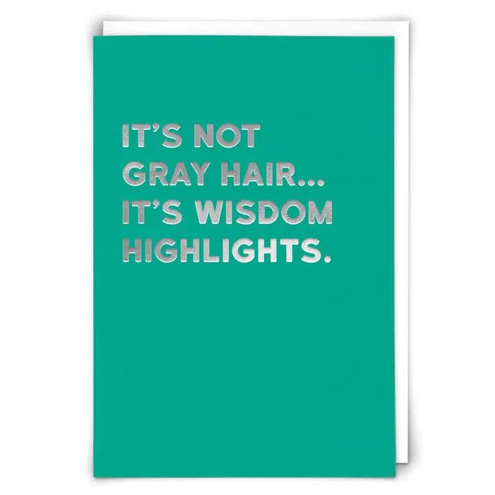 Birthday Card: Wisdom Highlights - Blank
