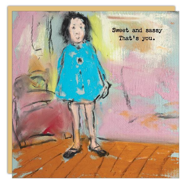 Friendship Card: Sweet and Sassy - Blank