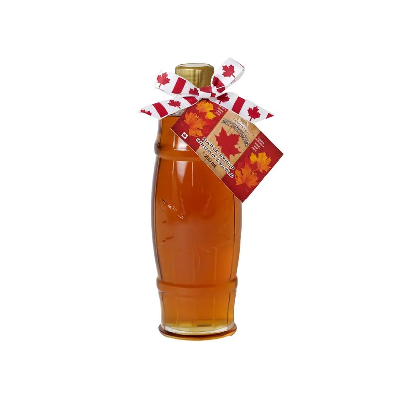Maple Syrup Glass Barrel 250ml