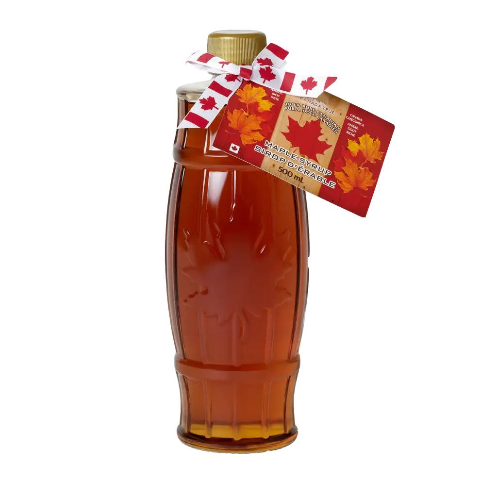 Maple Syrup Glass Barrel 500ml