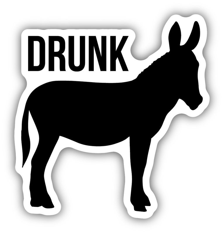 Sticker - Drunk Ass