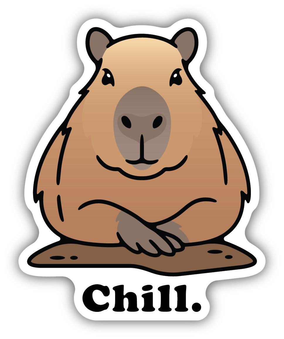 Sticker - Chill Capybara