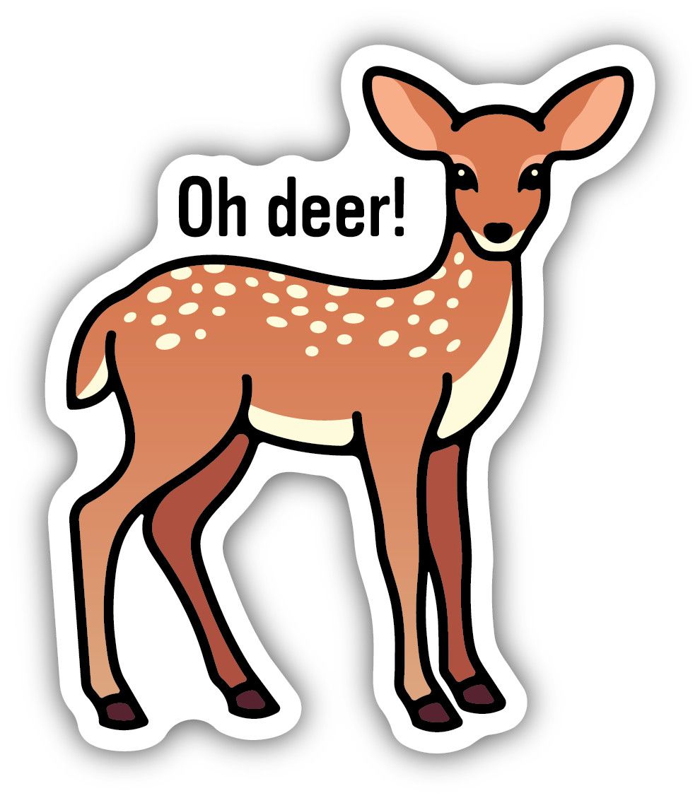 Sticker - Oh Deer Fawn