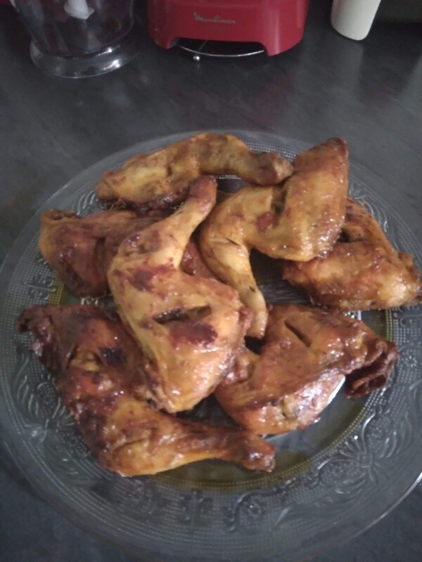 Cuisses de poulet au four