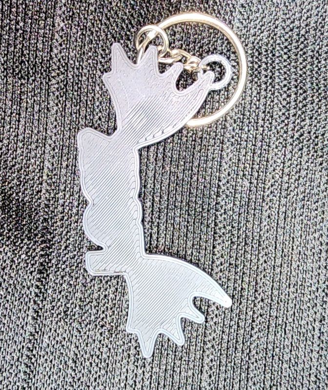 Flying F*** keychain