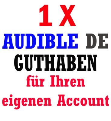1x Audible DE Store Credit/s - Guthaben