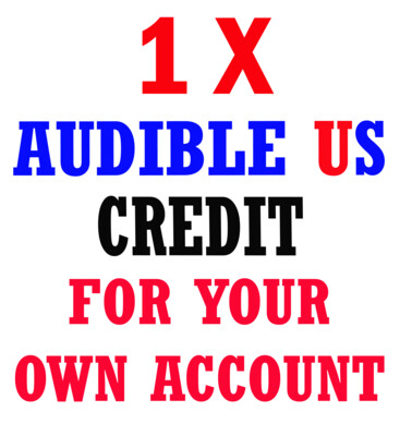 1x Audible USA Store Credit/s