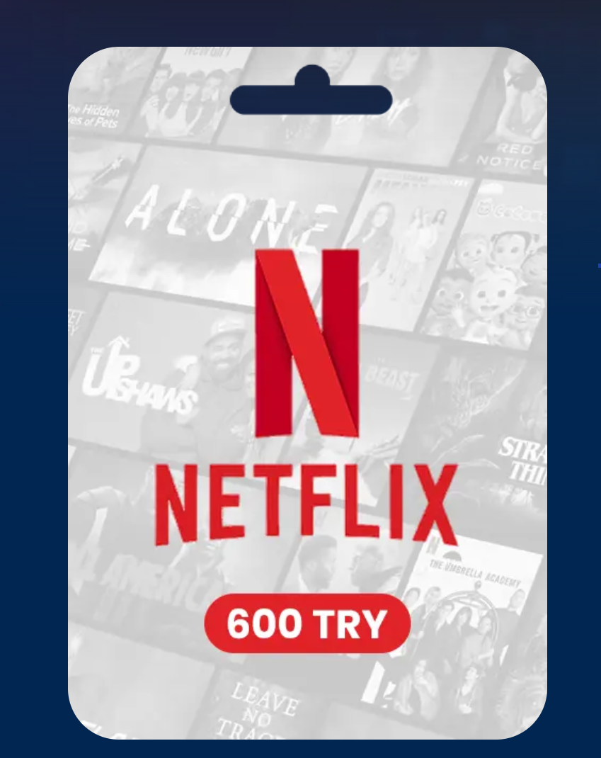 Netflix Türkei/Turkey/Türkiye Credit/s 600₺ (Turkisch Lira)