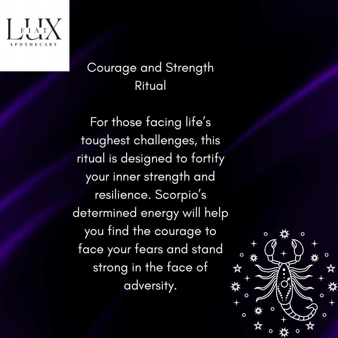 Courage and Strength Ritual Date: Saturday, November 16, 2024