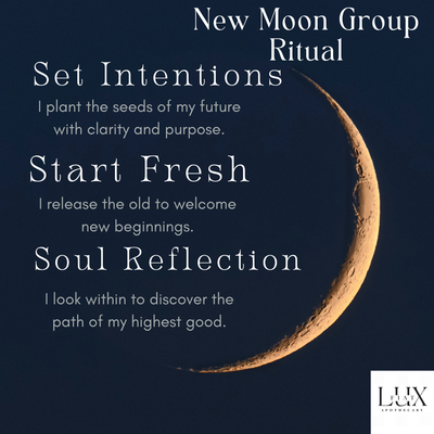 New Moon Group Ritual: Set Intentions, Start Fresh, and Soul Reflection
