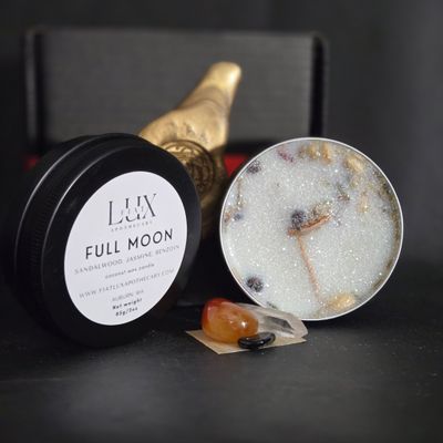Full Moon Spelled Conjure Candle 3 ounces
