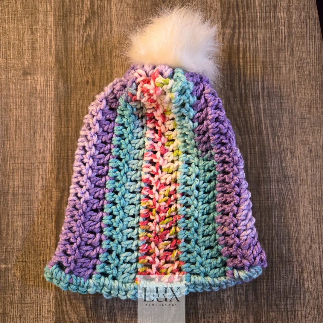 Elysia—Hand-Crocheted Beanie