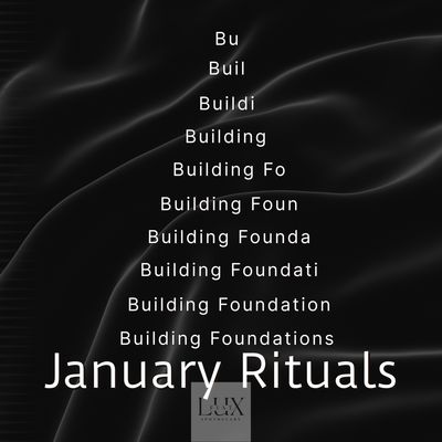 January Clearing Package Group Rituals