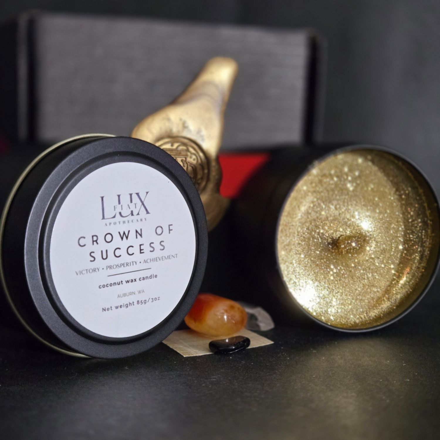 Crown of Success Spelled Conjure Candle Ritual Kit