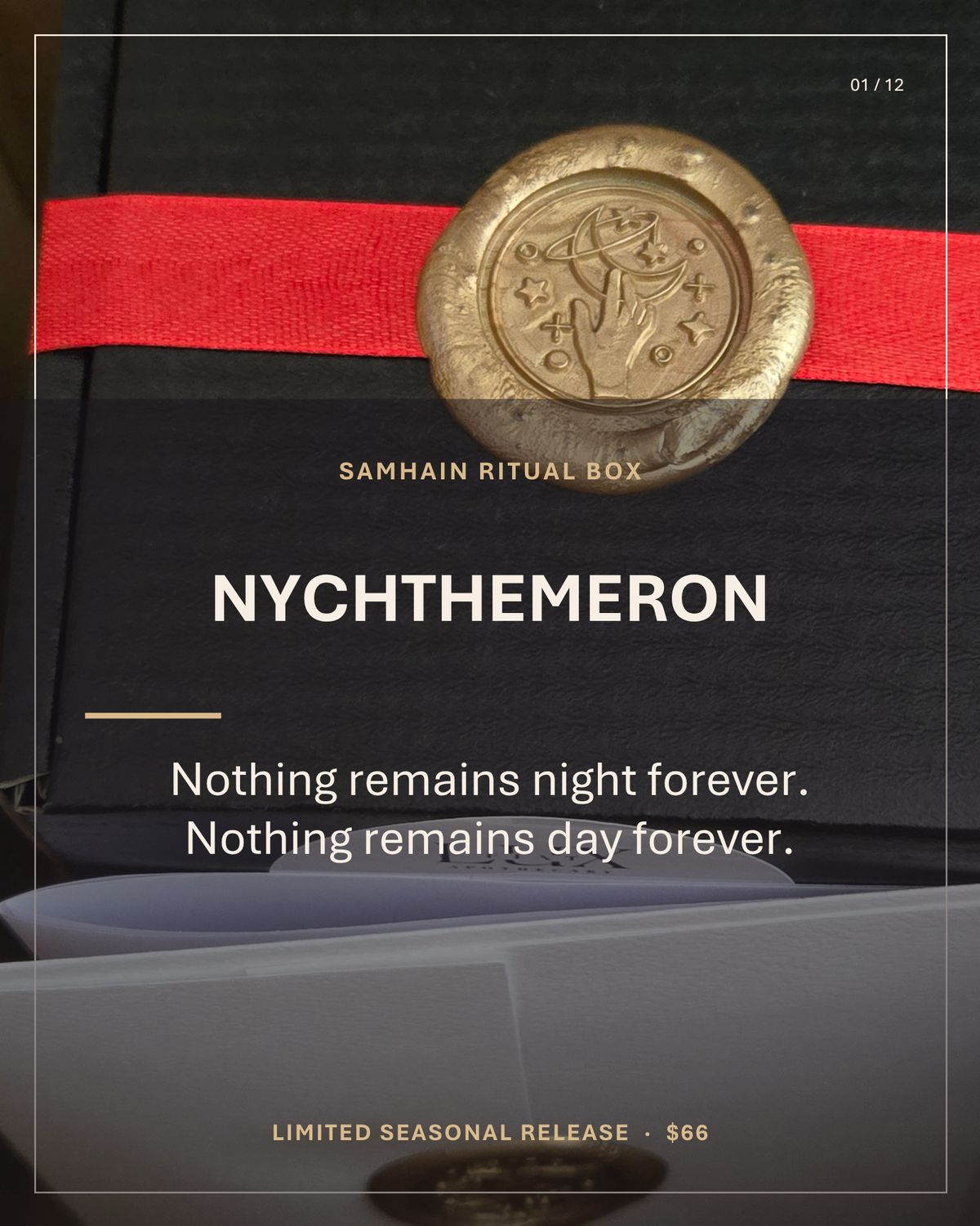 PRE-ORDER- Samhain Ritual Box- NYCHTHEMERON