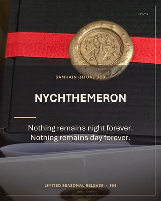 PRE-ORDER- Samhain Ritual Box- NYCHTHEMERON
