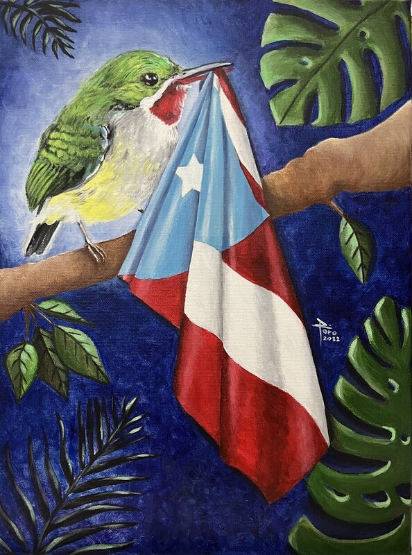 Art Print “San Pedrito y bandera”
