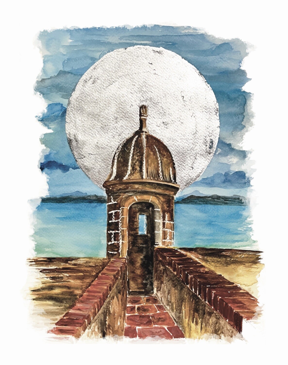 Art Print Garita y la Luna