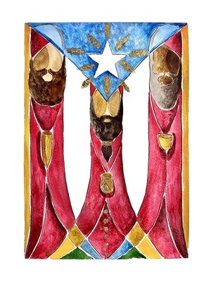 Art print Reyes Boricuas