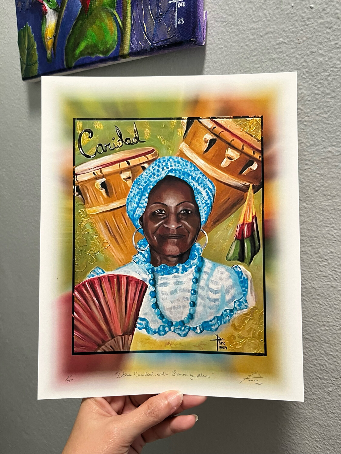 Doña Caridad, entre bomba y plena