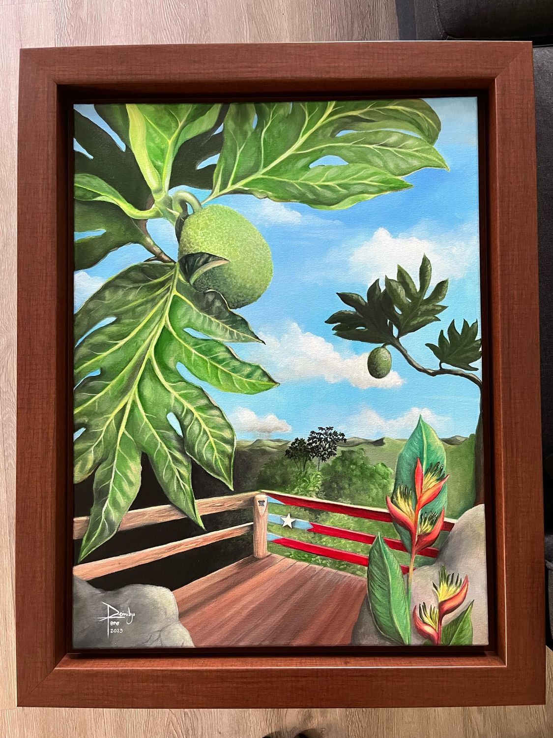 Obra “Homenaje a la loma de la niña Mariana”