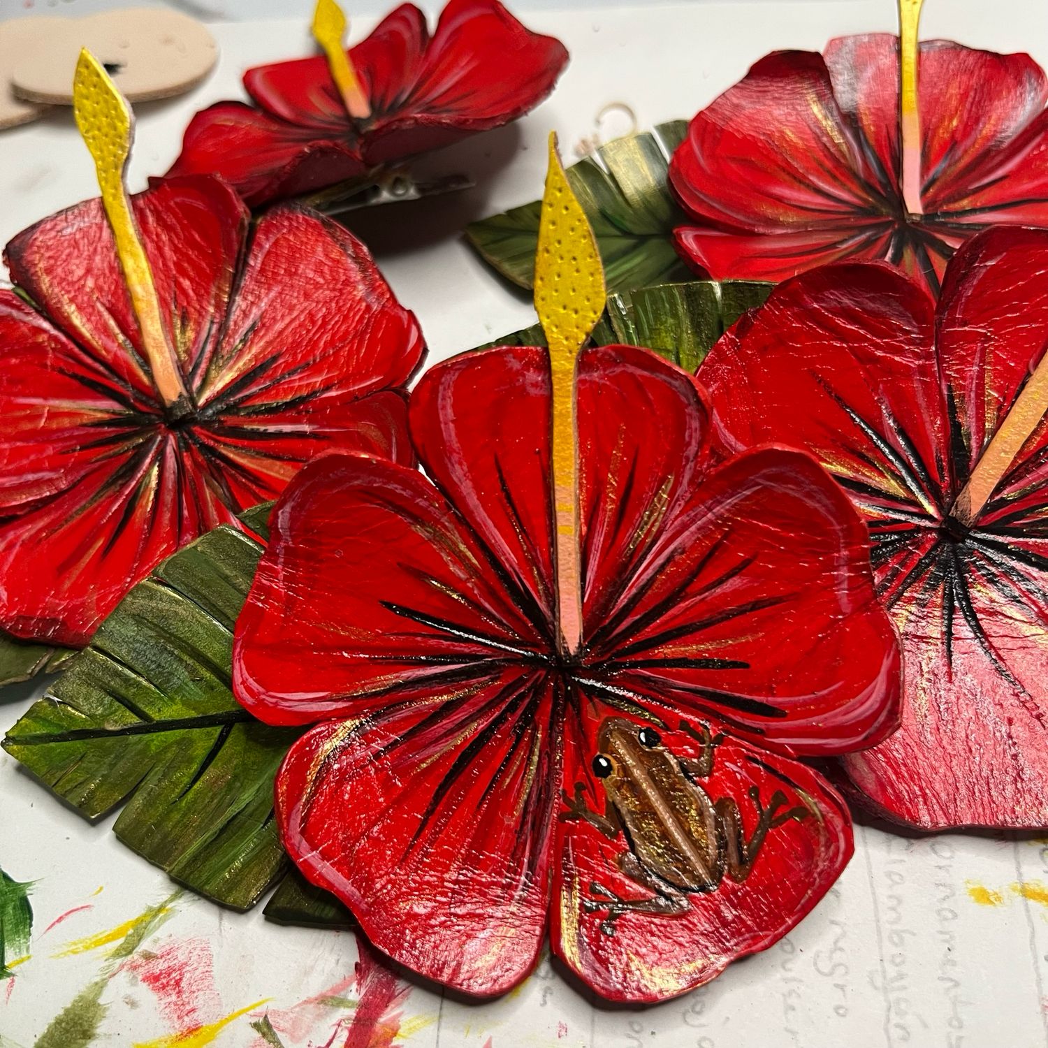 Flor de Maga para el cabello