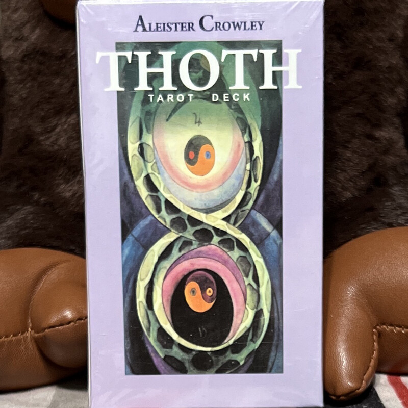 Thoth Tarot-Major and Minor Arcana,Full 78 Card Tarot Deck-Pocket Edition
by Aleister Crowley (Author), Lady Frieda Harris (Illustrator)