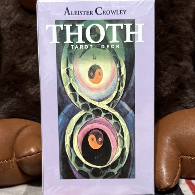 Thoth Tarot-Major and Minor Arcana,Full 78 Card Tarot Deck-Pocket Edition 
by Aleister Crowley (Author), Lady Frieda Harris (Illustrator)