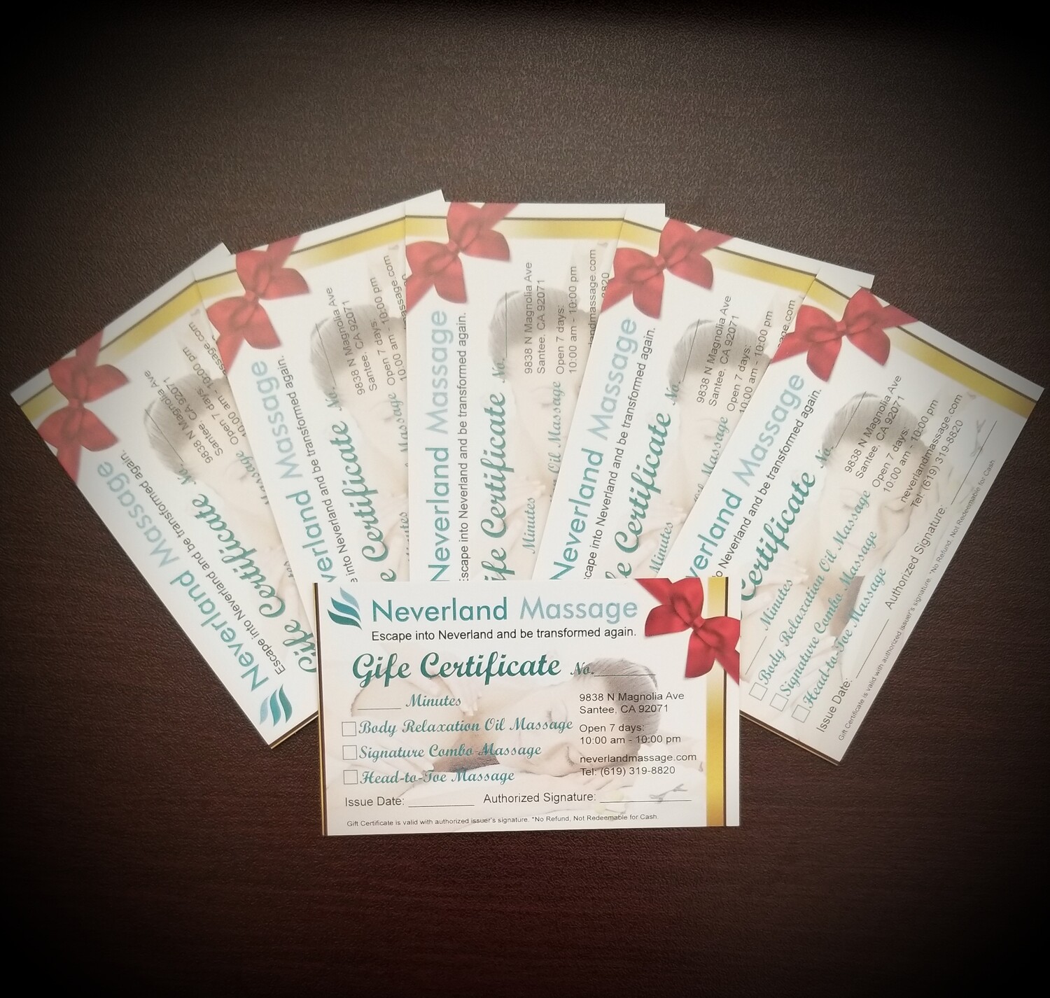 60 min Essential Therapeutic Relief Gift Certificate (starting at $60 value)
