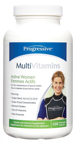 Progressive MultiVitamins for Active Women (120 capsules)