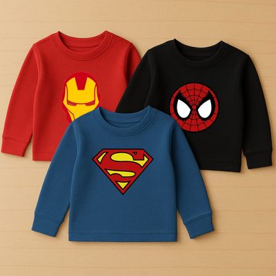 عرض 3 تيشيرتات سبايدرمان