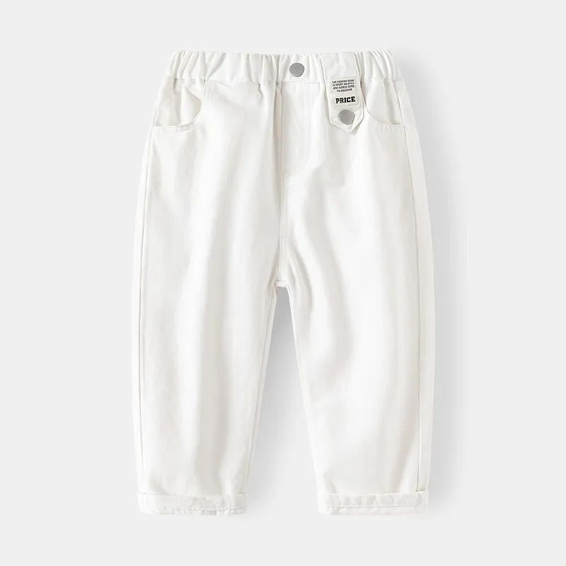 بنطلون كتان ابيض