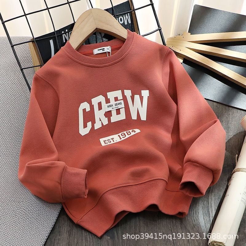 CREW تيشيرت بهاري برتقالي