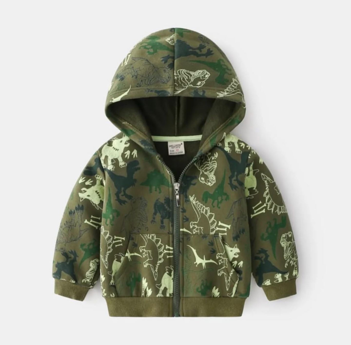 جاكيت اخضر سحاب