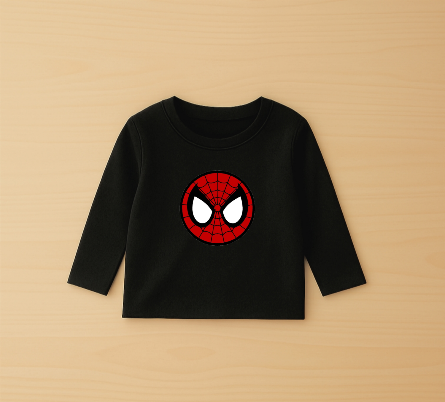 تيشيرت اطفال سبايدرمان اسود