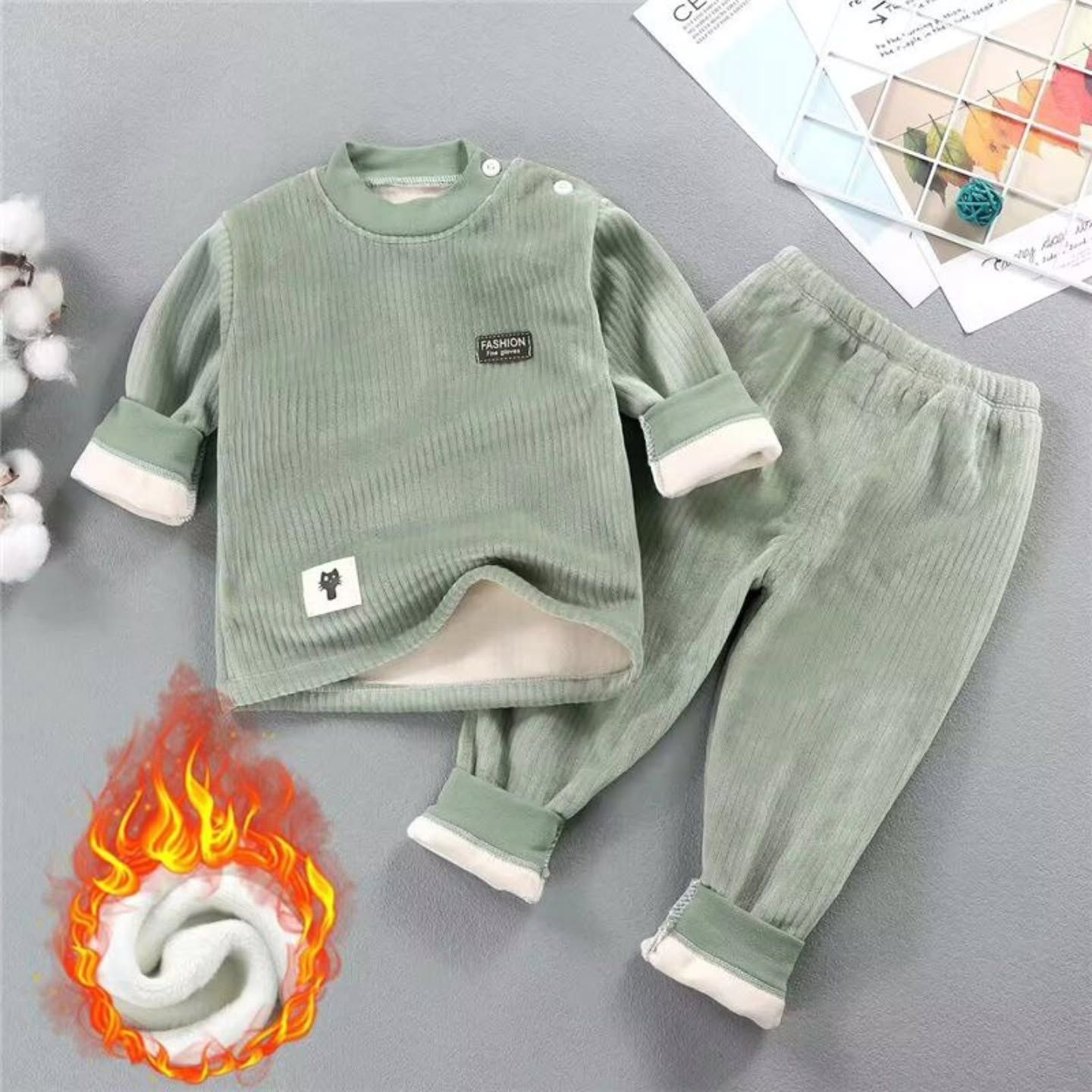 تراك فستقي مبطن ساده