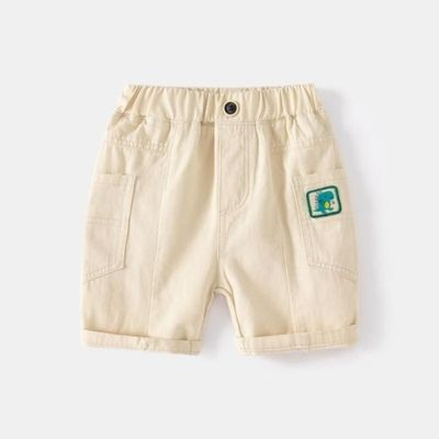 شورت كتان بيجي دينصور اخضر