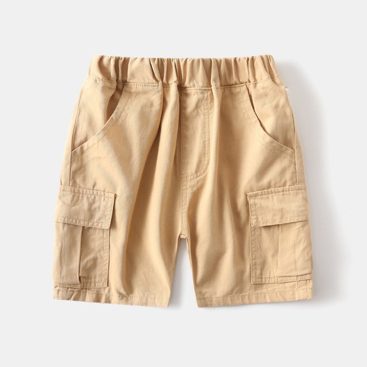 شورت كتان بيجي دبل جيب
