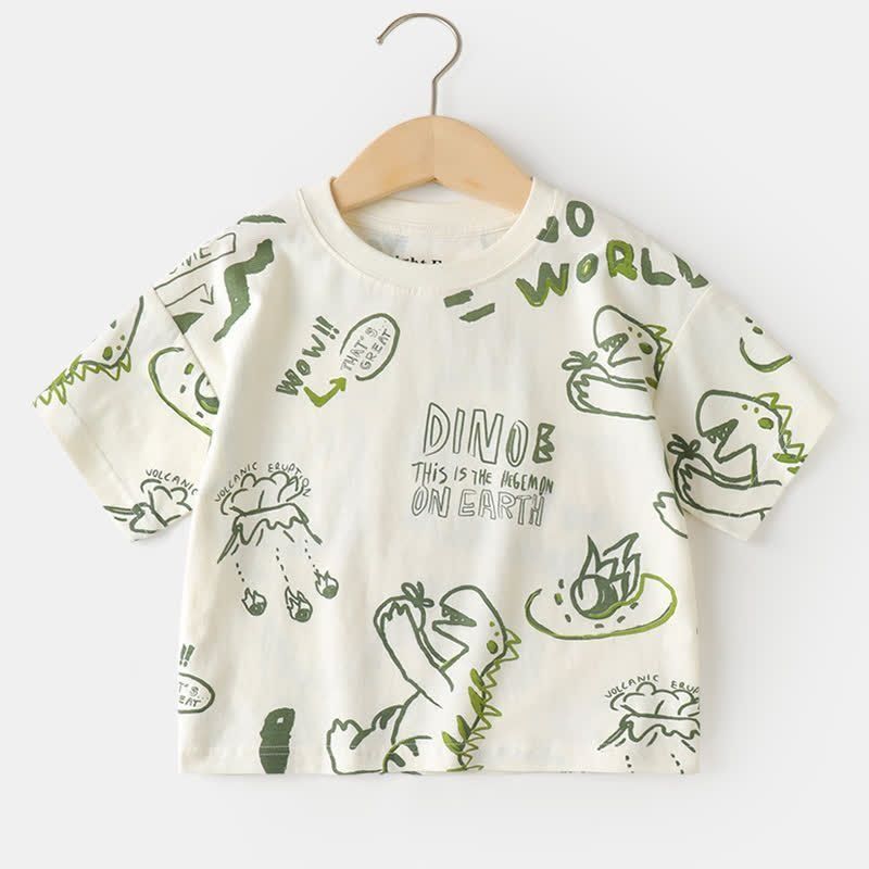 تيشيرت Dino ابيض