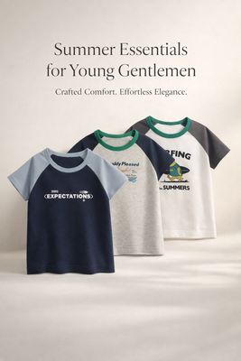 عرض 3 تيشيرتات نيلي ابيض رصاصي