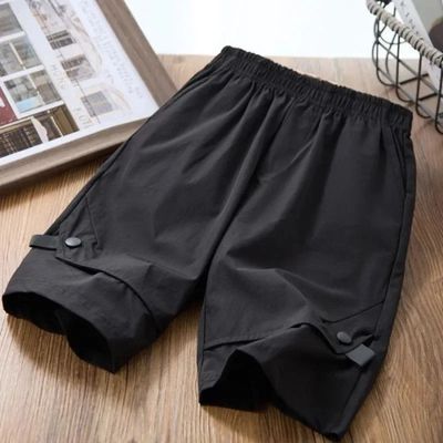 شورت كتان اسود