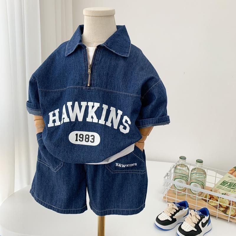 طقم كابوي ازرق HAWKINS