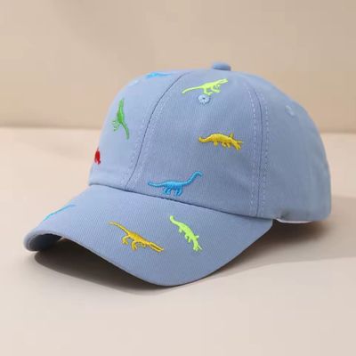 قبعة دينصورات ازرق