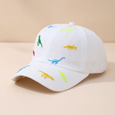 قبعة دينصورات ابيض