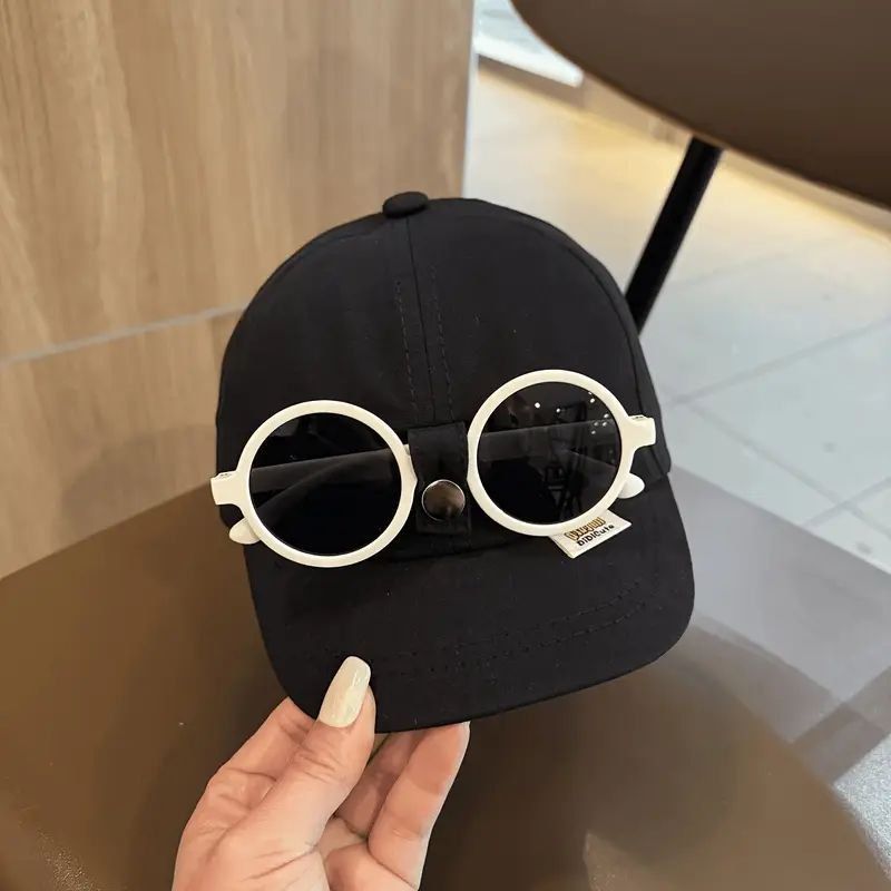 سيت قبعة ونظارات اسود